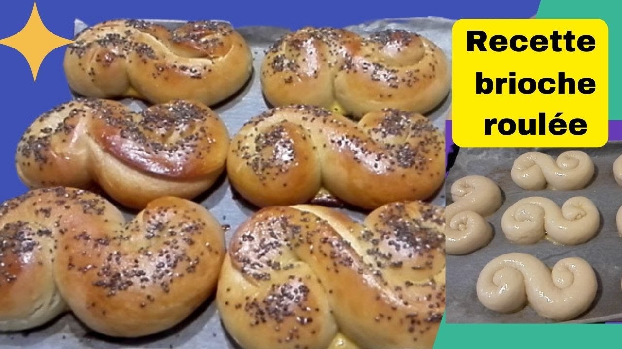 Recette brioche roulée - YouTube