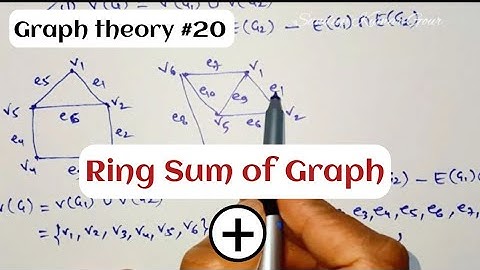 Ring sum of graph | operations of graph | discrete mathematics