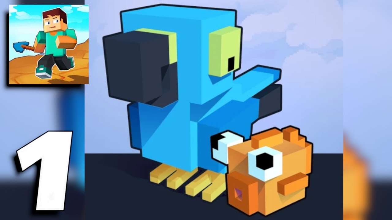 Craft Runner - Gameplay Part 1 Levels 1-10 (Android, iOS) - Miner Rush: Building and Crafting