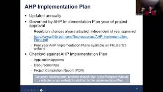 2024 AHP and Voluntary Housing Grant Initiative Awardee Webinar