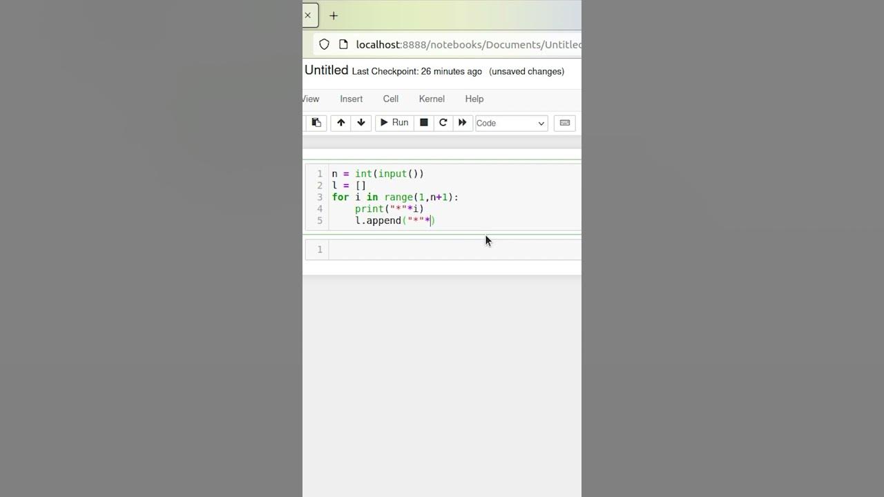 How to print star pattern in python #shorts #pythonforbeginners - YouTube