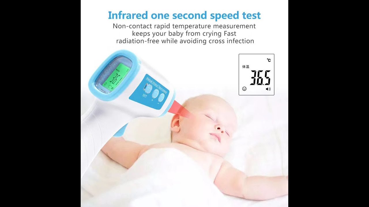 Infared Non Contact Digital LCD IR Infrared Thermometer Forehead Body Surface Temperature