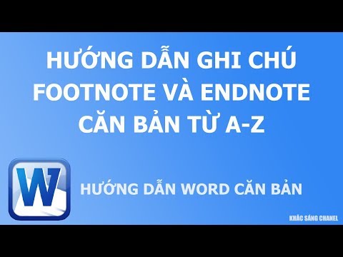 Hướng dẫn ghi chú trong Word footnote và endnote căn bản từ A – Z