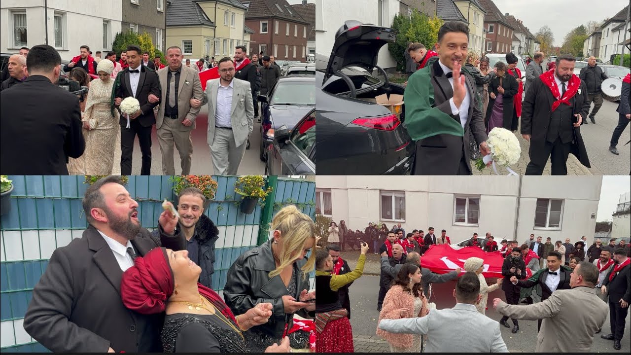Almanya’da Zonguldak Devrek düğünleri,Gelin alma#düğün#oyun#dans#aile#istanbul#türkiye#almanya#gelin