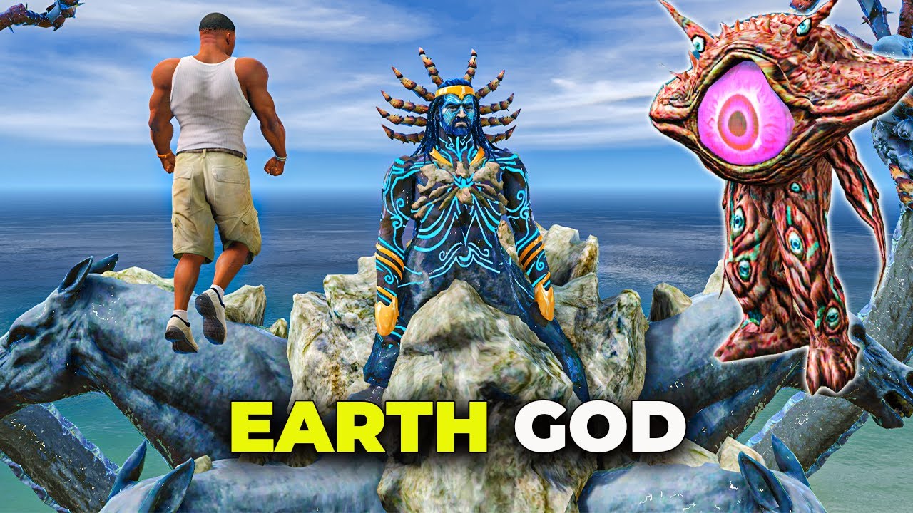 Franklin Found EARTH GOD To Fight MONSTERS in GTA 5