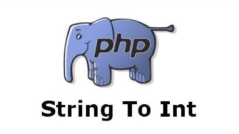 String to Int php