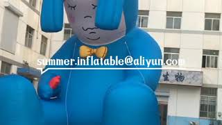 Inflatable Sitting Big Ear Cartoon Character Inflatable Model Fabulous Inflatable
