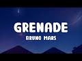 Bruno Mars - Grenade (Lyrics)