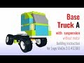 Base Truck A with suspension without motor building instrustion for Lego WeDo 2.0 (45300)