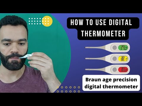 How to use digital thermometer