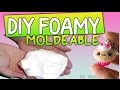 ❤COMO HACER FOAMY MOLDEABLE CASERO❤  /PASTA FLEXIBLE CON DOS INGREDIENTES