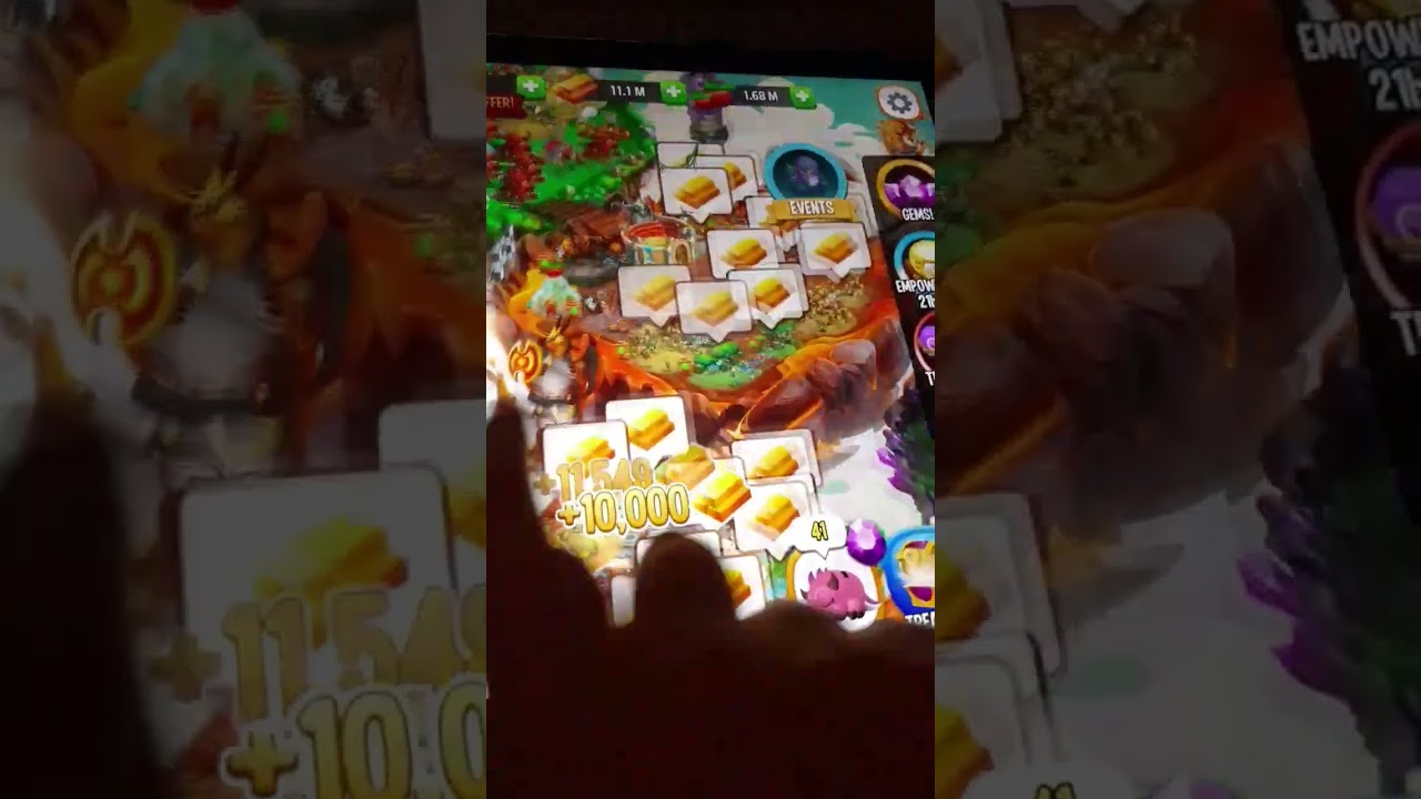 Collecting Gold From My Habitats (Dragon City Version)