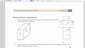 Math 6 Module 5 Lesson 16 Video