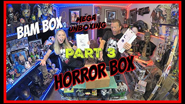 The BAM Box | HORROR BOX | MEGA Unboxing | Part 3 | April 2019 | Guru Reviews