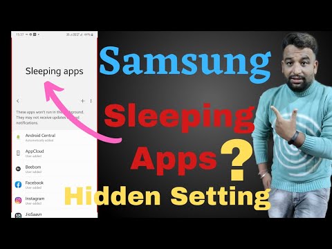 What Is Sleeping App Setting In Samsung,Samsung Sleeping App,Samsung Hidden Setting