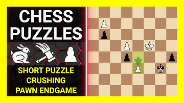 Chess Puzzles to Practice. Themes: Short puzzle, Crushing, Pawn endgame. Learn Chess