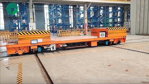 Vertical And Horizontal Movement Transfer Cart,20Ton Hydraulic Lift Rail Transport Trolley