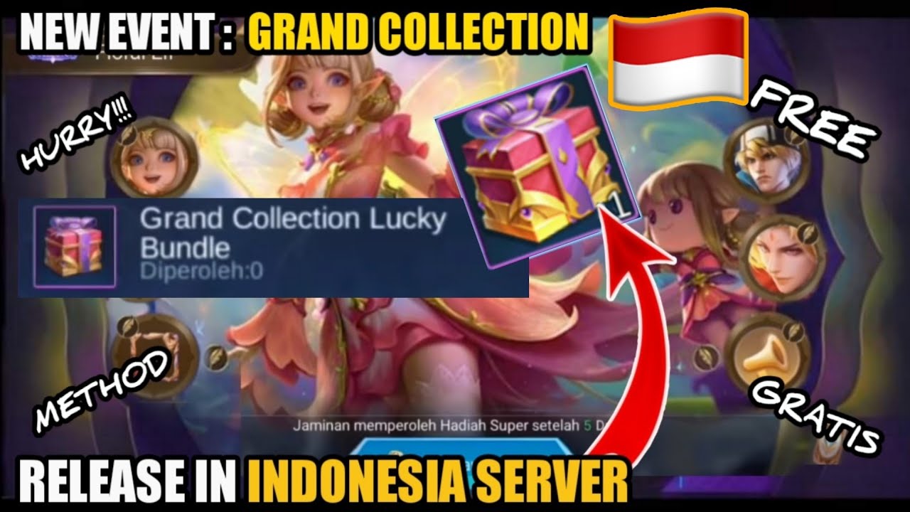 NEW GRAND COLLECTION LUCKY BUNDLE FROM INDO SERVER MLBB BIG EVENT + NEW ...