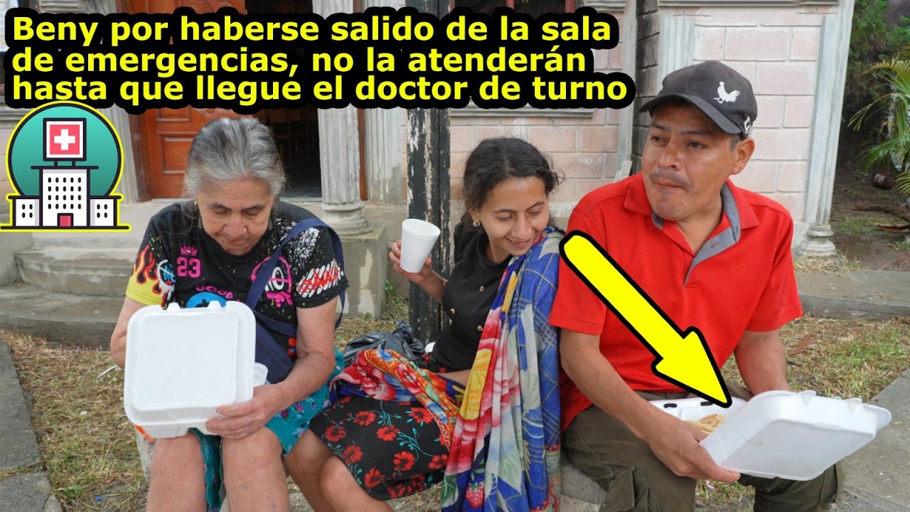 Esperado a que atiendan a Beny, ya que ella se salió de la sala de emergencias - Ediciones Mendoza