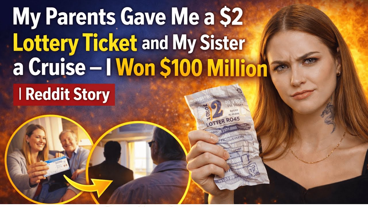 My Parents Gave Me a $2 Lottery Ticket and My Sister a Cruise — I Won $100 Million | Reddit Story