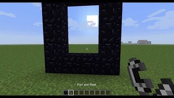 Minecraft tutorial 2 nether portal