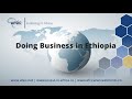 Doing Business in Ethiopia