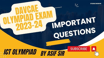 DAVCAE OLYMPIAD EXAM 2023 - 24 IMPORTANT QUESTIONS DISCUSSION