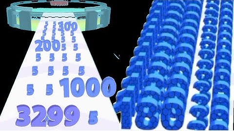 New Record Satisfying Math Gameplay - Numbers Run Merge Vs Number Rush 2048