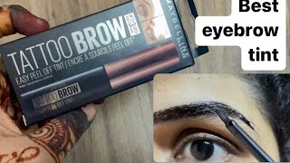 Maybelline tattoo brow easy peel off tint review tried and tested