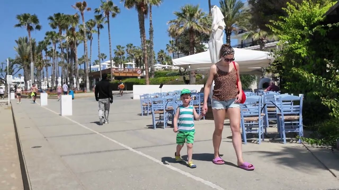 Paphos Cyprus Alexander the Great to Paphos Harbour. May 2025