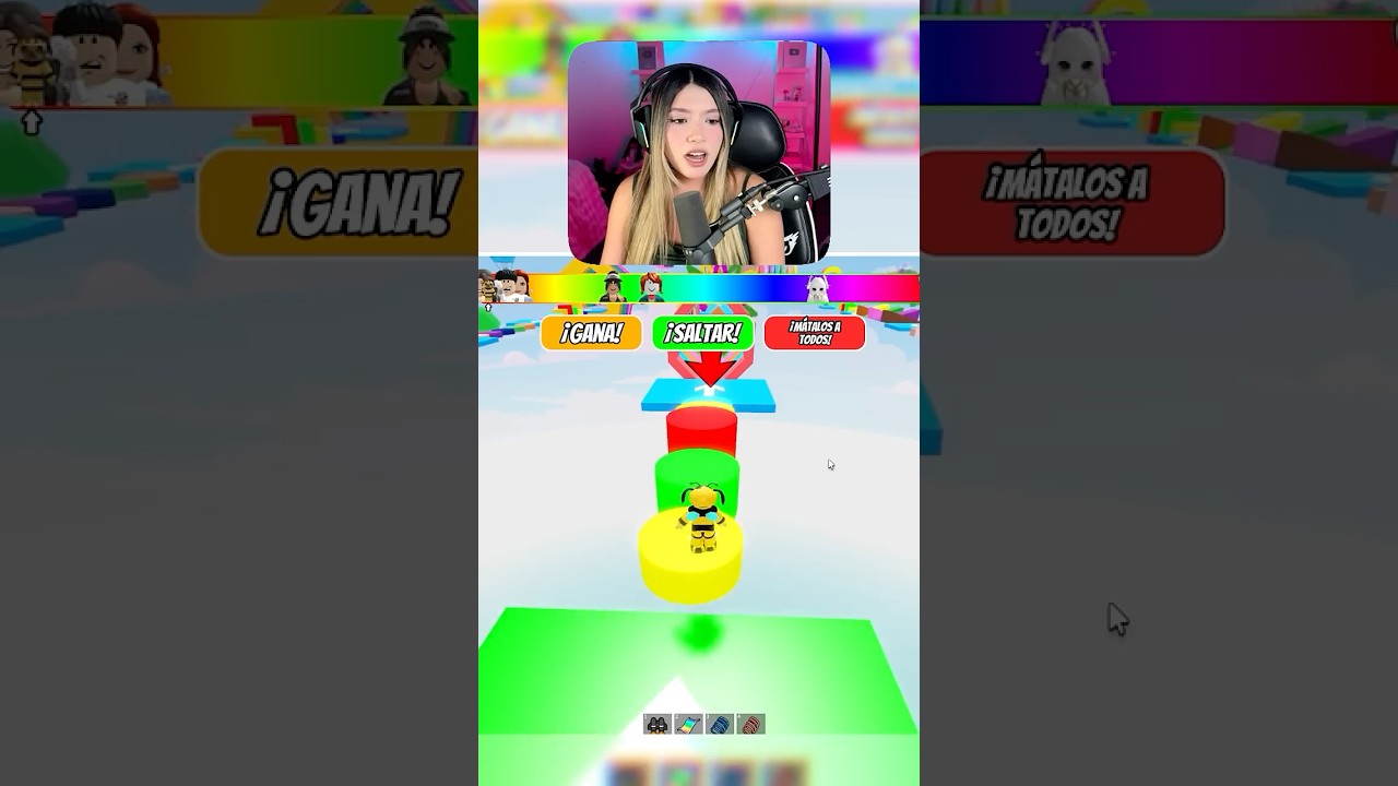 SI TOCO EL COLOR ROJO SE ACABA EL VIDEO Y REGALO 500 ROBUX #monikflorezzz #shorts #roblox
