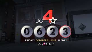 DC LOTTERY Midday Daily 10/31/2025