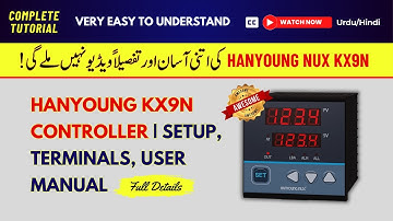 Hanyoung Nux KX9N Temperature Controller - Full Overview + Wiring & Manual | Facilitators Plus