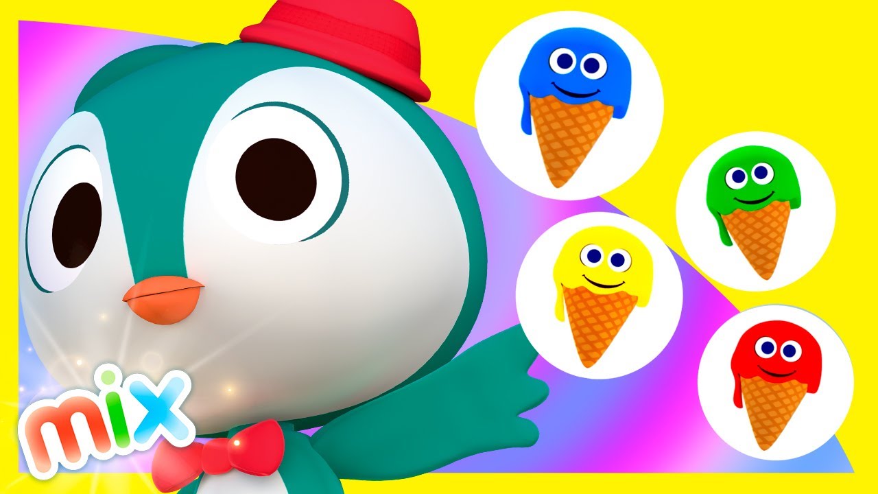 Mix ¡Los Helados de Lalo! - Aprende los Colores | Canciones del Zoo