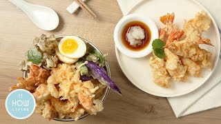 【創意料理】炸蝦天婦羅+天丼Fried shrimp tempura&amp;Ten Don ...