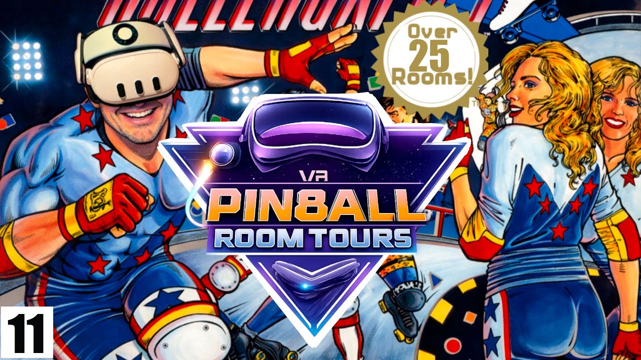 VR Pinball Room Tours - Episode 11 (Q-R)