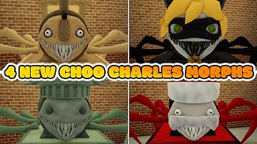 Сhoo Choo Charles! Roblox! All new Charles morphs unlocked! Update