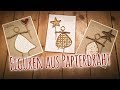 Figuren aus Papierdraht | Figur aus Draht und Papier | Weihnachtskarte