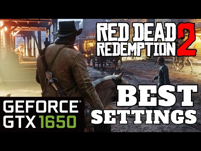 GTX 1650  Red Dead Redemption 2 - Retested in 2021 (optimized) 