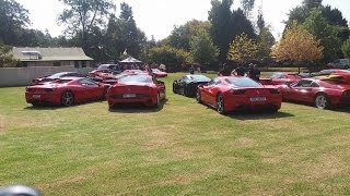 23 or so ferrari's attended the sefac lunch run at terbodore coffee
roasters in kzn midlands south africa. as you can see, there were some
pretty awes...