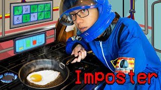 Living As An Among Us IMPOSTER For 24 Hours! - Challenge