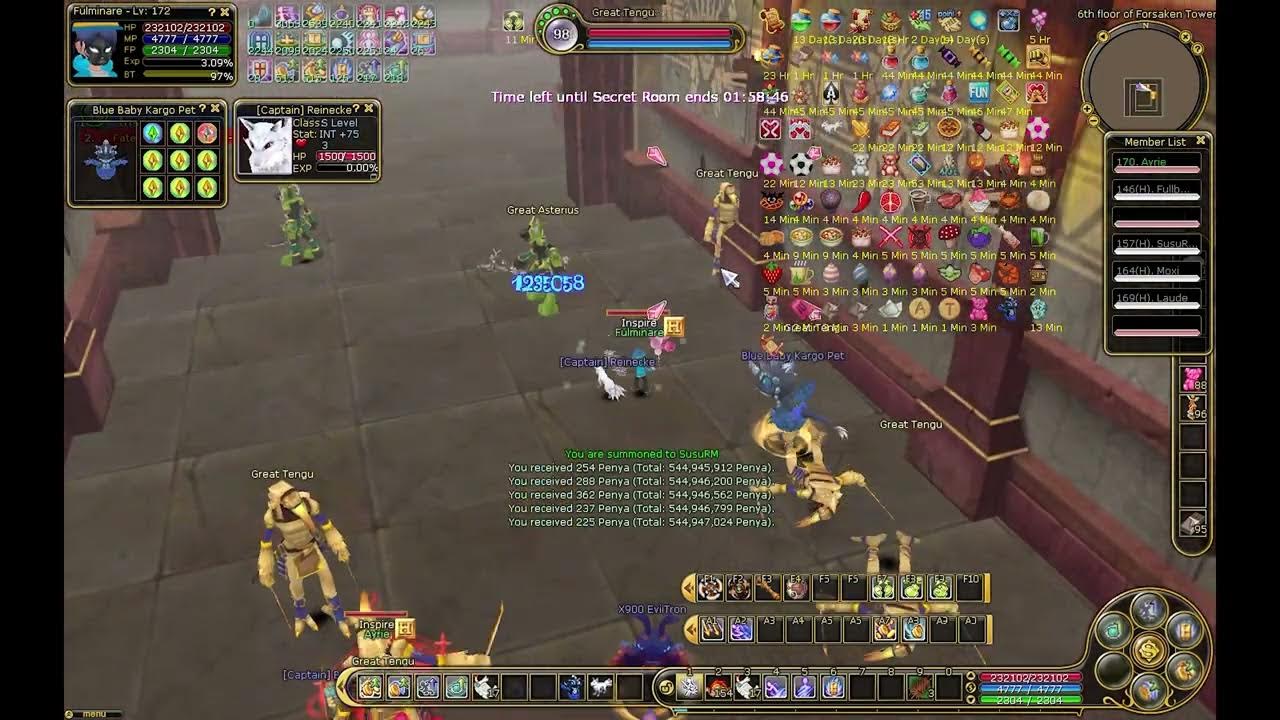 FlyFF (Clockwork) Secret Room Inspire 08.01.2023 YouTube