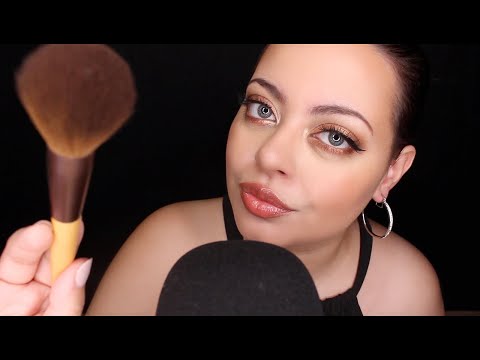 ASMR| Face Brushing You With Compliments & Clicky Whispers (PERSONAL ATTENTION)