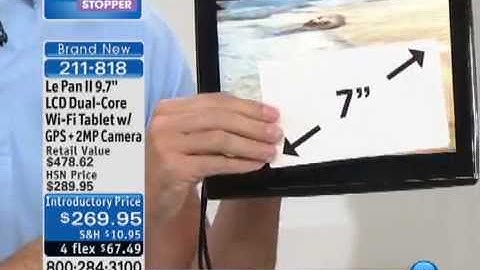 Le Pan II 9.7" LCD 1.2GHz Dual-Core, 8GB Wi-Fi Tablet with GPS and 2MP Camera