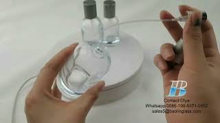 custom 30ml 50ml 100ml fancy perfume bottle flask manufacturing