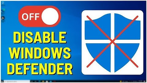 How To Turn Off or Disable Windows Defender in Windows 10/11 (2024)