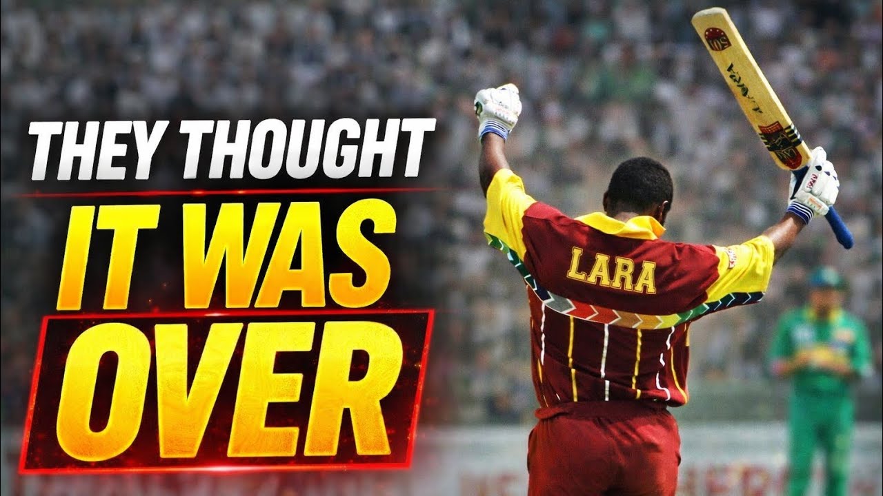 Thought They Won… Then Brian Lara Happened
