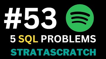 Episode 53 - Solving REAL SQL Interview Problems with StrataScratch (Spotify Edition)
