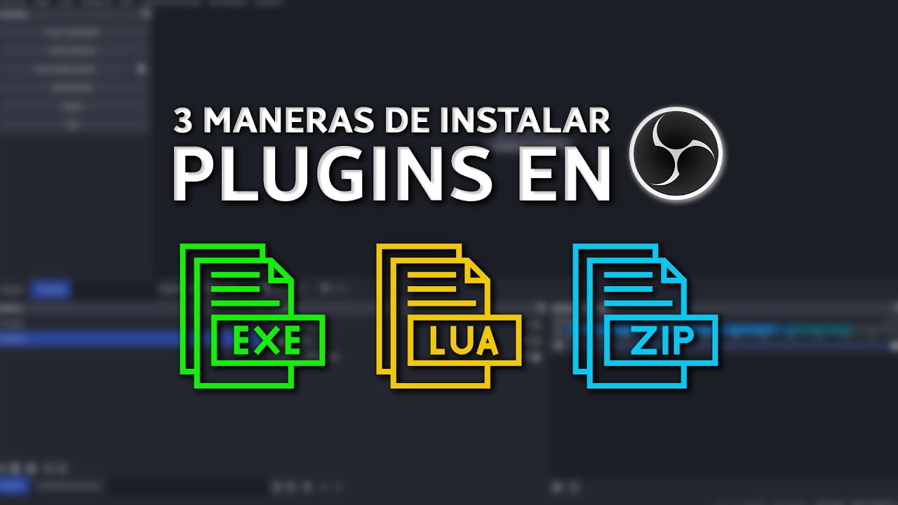 Instalación de Plugins en OBS sin Errores - YouTube