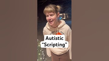 Autistic “scripting” is a form of stimming ❤️ #autismawareness #autistic #autism #neurodivergent